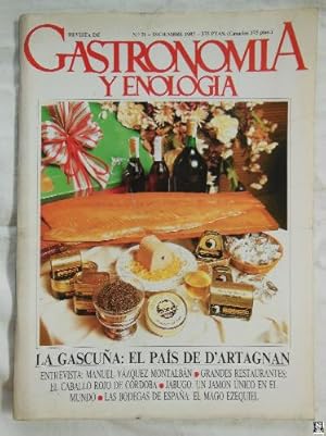 REVISTA DE GASTRONOMÍA Y ENOLOGÍA. Nº 21 Diciembre 1987