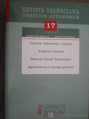 REVISTA VALENCIANA D ESTUDIS AUTONÒMICS. Nº17