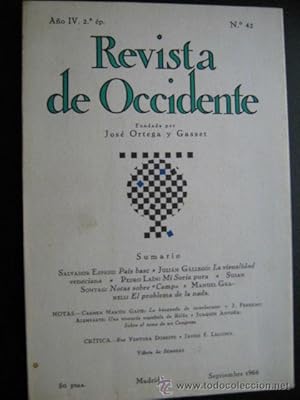 REVISTA DE OCCIDENTE