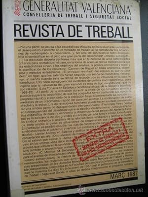 REVISTA DE TREBALL. Març 1987