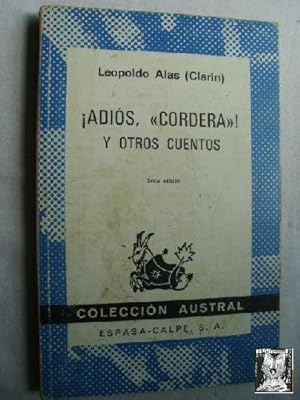 ¡ADIÓS, CORDERA! Y OTROS CUENTOS