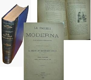 Seller image for LA ESCUELA MODERNA. Revista pedaggica hispano americana. Ao I, N 1, N2, N3, N4, N5, N6, N7, N8, N9. De Abril a Diciembre inclusive 1891. for sale by LIBRERA MAESTRO GOZALBO
