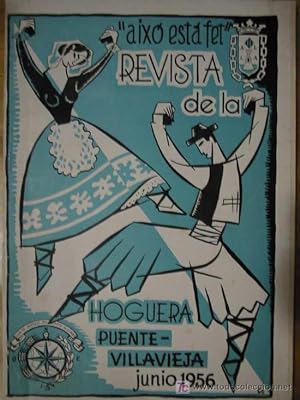 REVISTA DE LA HOGUERA PUENTE - VILLAVIEJA. Junio 1956