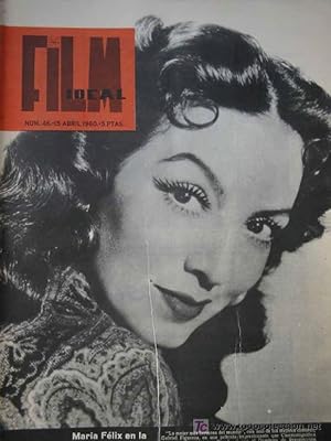 FILM IDEAL.REVISTA DE CINE. Abril 1960 nº 46 (Foto cubierta María Felix)