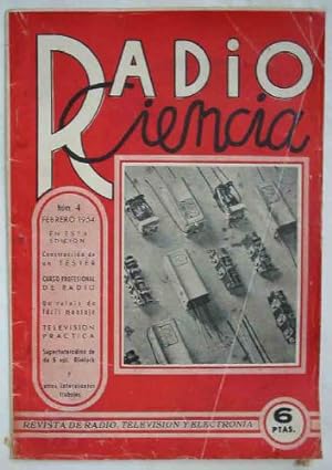 RADIO CIENCIA. Revista de Radio, Televisión y Electronia. Nº 4 febrero 1954