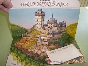 Antigua Postal Troquelada en relieve - Old Postcard : HRAD KARLSTEJN - Checoslovaquia