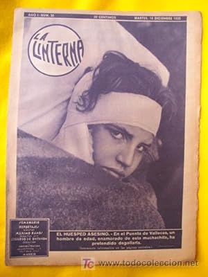LA LINTERNA. Semanario de Reportajes. Año I. Nº 30. Diciembre 1935