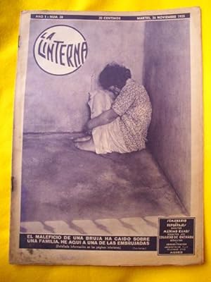 LA LINTERNA. Semanario de Reportajes. Año I. Nº 28. Noviembre 1935
