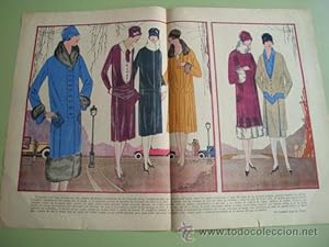 Bild des Verk�ufers f�r Hoja de Revista de Moda - Sheet Magazine Fashion : FIGURINES DICIEMBRE 1926 zum Verkauf von LIBRER�A MAESTRO GOZALBO