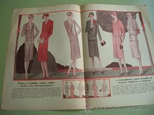 Bild des Verk�ufers f�r Hoja de Revista de Moda - Sheet Magazine Fashion : FIGURINES MARZO 1928 zum Verkauf von LIBRER�A MAESTRO GOZALBO
