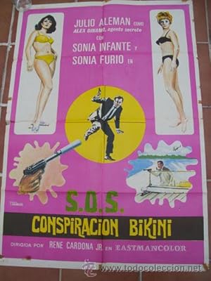 Seller image for Cartel Cine - Movie Poster : S.O.S. CONSPIRACION BIKINI for sale by LIBRERA MAESTRO GOZALBO