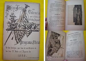 Programa Oficial - Old Program: GRAN FERIA DE VALENCIA 1898