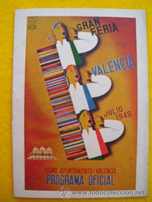 Programa Oficial - Old Program: GRAN FERIA DE VALENCIA 1948