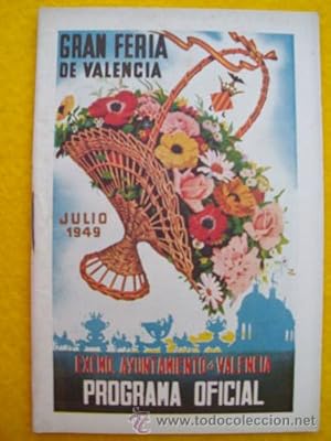 Programa Oficial - Old Program: GRAN FERIA DE VALENCIA 1949