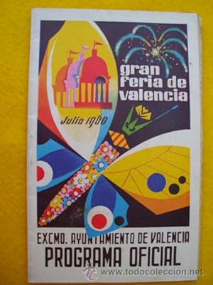 Programa Oficial - Old Program: GRAN FERIA DE VALENCIA 1960