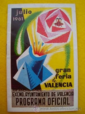 Programa Oficial - Old Program: GRAN FERIA DE VALENCIA 1961