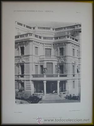 Immagine del venditore per L�mina - Plate : Le Costruzioni Moderne in Italia ( Arquitectura Moderna en Italia)- Genova - Via S. Nazaro venduto da LIBRER�A MAESTRO GOZALBO