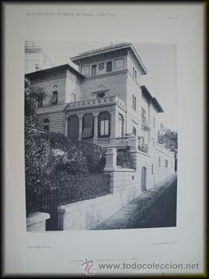 Seller image for Lmina - Plate : Le Costruzioni Moderne in Italia ( Arquitectura Moderna en Italia)- Genova - Via Paride Salvago for sale by LIBRERA MAESTRO GOZALBO