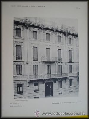 Seller image for Lmina - Plate : Le Costruzioni Moderne in Italia ( Arquitectura Moderna en Italia)- MILANO - Via Ariosto 22 for sale by LIBRERA MAESTRO GOZALBO