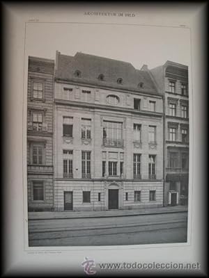 Lámina - Plate : Architektur im Bild - Berlin - Behrenstrasse 6 ( Arquitectura Alemana)