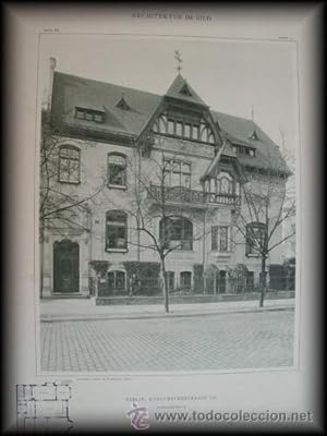 Seller image for Lmina - Plate : Architektur im Bild - Berlin - Kurfrstenstrasse 132 - Strassenseite ( Arquitectura Alemana) for sale by LIBRERA MAESTRO GOZALBO