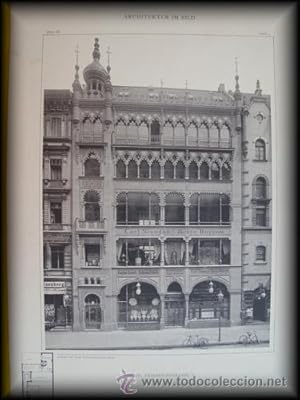 Seller image for Lmina - Plate : Architektur im Bild - Berlin, Friedrichstrasse 72 ( Arquitectura Alemana) for sale by LIBRERA MAESTRO GOZALBO