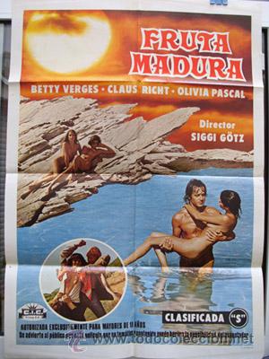 Imagen del vendedor de Poster Cine - Movie Poster : FRUTA MADURA - Original a la venta por LIBRERA MAESTRO GOZALBO