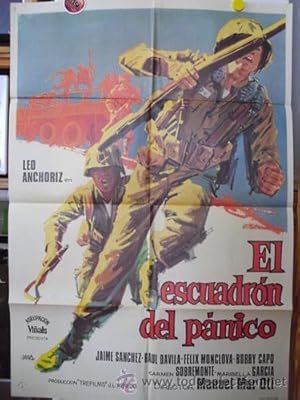 Imagen del vendedor de Poster Cine - Movie Poster : EL ESCUADRN DEL PNICO - Original a la venta por LIBRERA MAESTRO GOZALBO