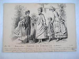 Antiguo Grabado - Old Gravure : MAI. 1876. JOURNAL DES DEMOISELLES. Moda Niños