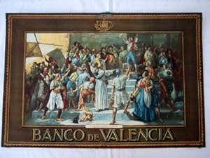 Imagen del vendedor de Cartel Publicidad - Advertising Poster : EL PALLETER. Banco de Valencia a la venta por LIBRERA MAESTRO GOZALBO