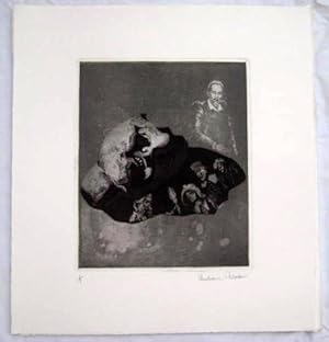 Seller image for Aguafuerte - Etching - Farbaquatinten : EL QUIJOTE. EBERHARD SCHLOTTER (Firma original) for sale by LIBRERA MAESTRO GOZALBO