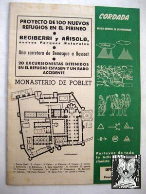 CORDADA. Revista Mensual de Excursionismo. Nº 71, Septiembre 1961