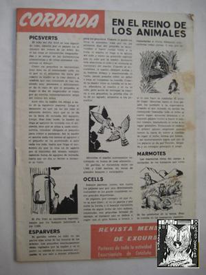 CORDADA. Revista Mensual de Excursionismo. Nº 66, Marzo 1961