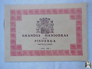 Seller image for GRANDES MANIOBRAS DEL PISUERGA. INSTRUCCIONES. 1932 for sale by LIBRERA MAESTRO GOZALBO