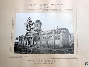 Antigua Lamina Fototipia - Old Plate : MUSEO BALAGUER EN VILANOVA Y GELTRÚ.