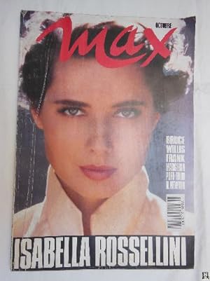 MAX. Le Magazine (Revista) ISABELLA ROSSELLINI. Núm 21, 18 octobre 1990.