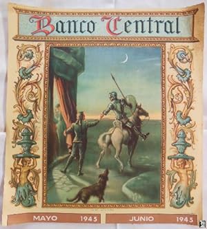 Publicidad - Advertising : Banco Central Valencia - EL QUIJOTE. La del alba sería - 1945