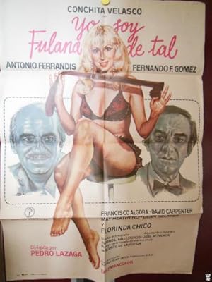 Seller image for Poster - Cartel : YO SOY FULANA DE TAL for sale by LIBRERA MAESTRO GOZALBO