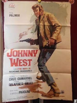 Imagen del vendedor de Poster - Cartel : JOHNNY WEST a la venta por LIBRERA MAESTRO GOZALBO