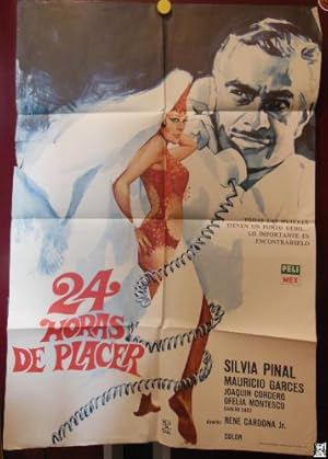 Seller image for Poster - Cartel : 24 HORAS DE PLACER for sale by LIBRERA MAESTRO GOZALBO