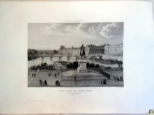 Seller image for Antiguo Grabado al Acero - Old Steel Gravure : VUE PRISE DU PONT NEUF. Pris au Daguerreotype. for sale by LIBRERA MAESTRO GOZALBO