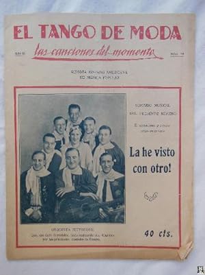 EL TANGO DE MODA.Revista Hispano Americana de Música Popular. Año III, Núm 79. 5 abril 1930