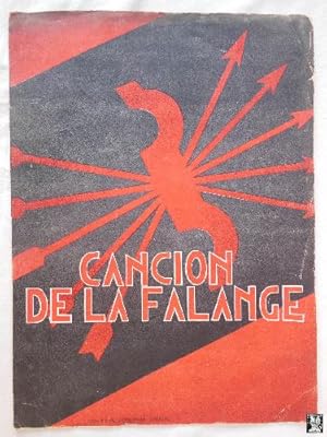Bild des Verkufers fr Antigua Partitura - Old Score : CANCIN DE LA FALANGE. zum Verkauf von LIBRERA MAESTRO GOZALBO