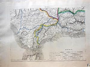 Antiguo Mapa - Old Map : SEVILLA. Mapa de España y Portugal, Hoja nº 14