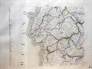 Antiguo Mapa - Old Map : LISBOA. Mapa de España y Portugal, Hoja nº 9