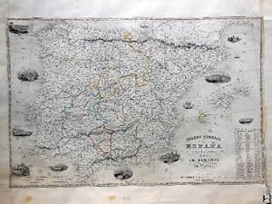 Antiguo Mapa - Old Map : CUADRO GENERAL DE ESPAÑA