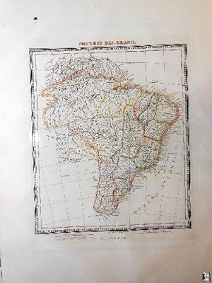 Antiguo Mapa - Old Map : IMPERIO DEL BRASIL