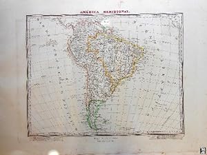Antiguo Mapa - Old Map : AMÉRICA MERIDIONAL.