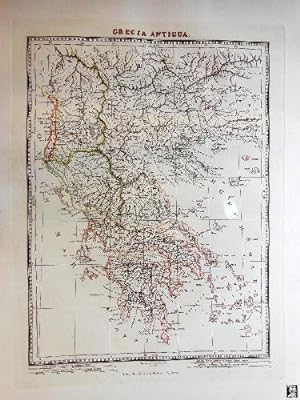 Antiguo Mapa - Old Map : GRECIA ANTIGUA.