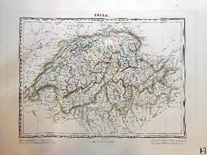 Antiguo Mapa - Old Map : SUIZA.